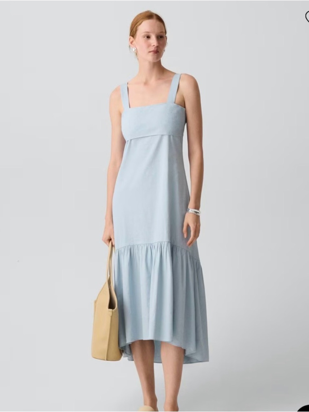 NWT- Theory Light Blue Linen Dress